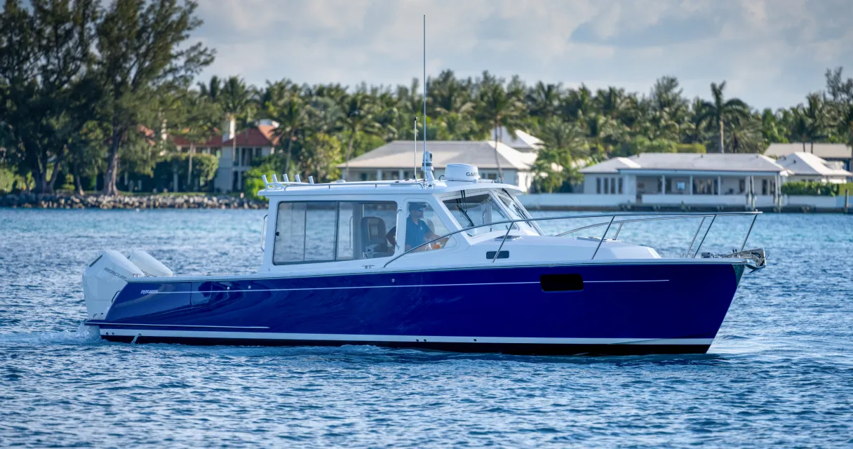 Smooth ride on an MJM yacht