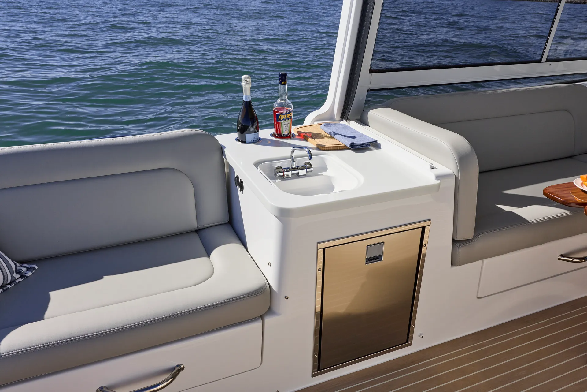MJM yacht cockpit detail
